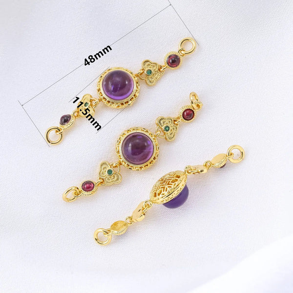 Gold Amethyst Beads-ToShay.org