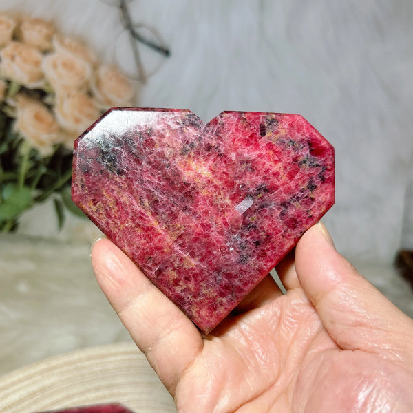 Pink Rhodonite Heart-ToShay.org