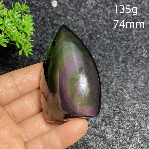 Rainbow Obsidian Torch-ToShay.org