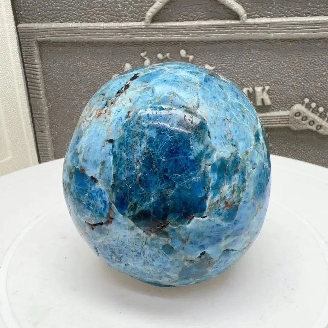 Blue Apatite Skull-ToShay.org