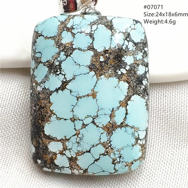 Blue Turquoise Pendant-ToShay.org