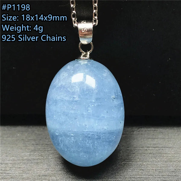 Blue Aquamarine Pendent-ToShay.org