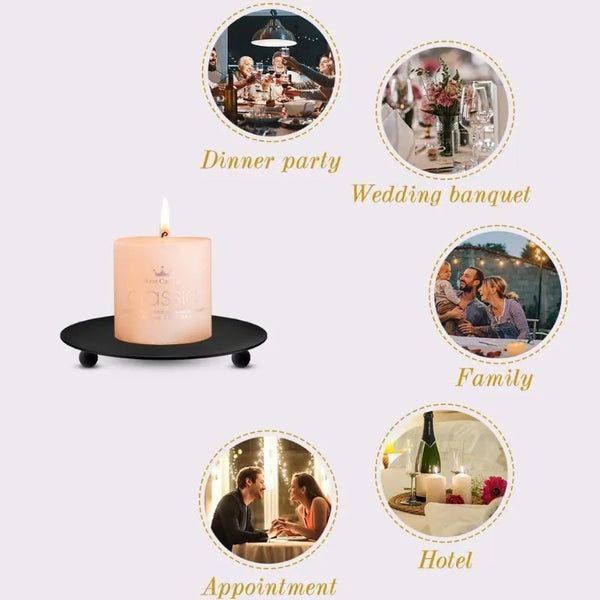 Mixed Plate Candle Stands-ToShay.org