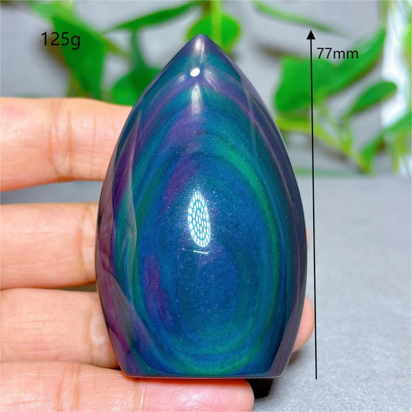 Rainbow Obsidian Torch-ToShay.org