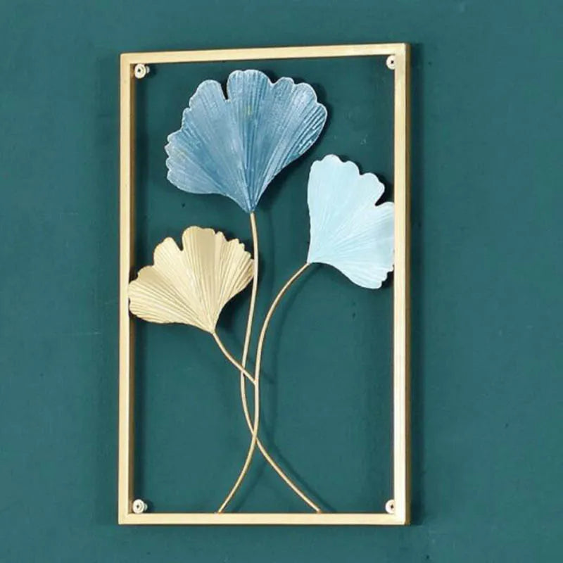 Gold Leaf Iron Wall Art-ToShay.org