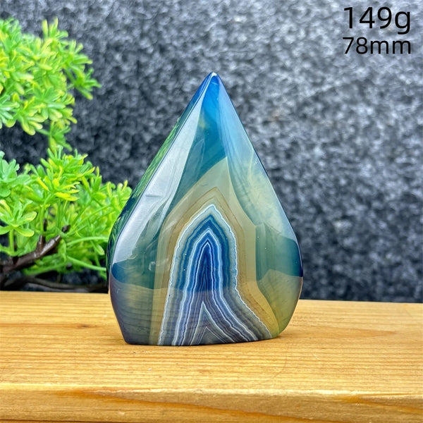 Blue Agate Torch-ToShay.org