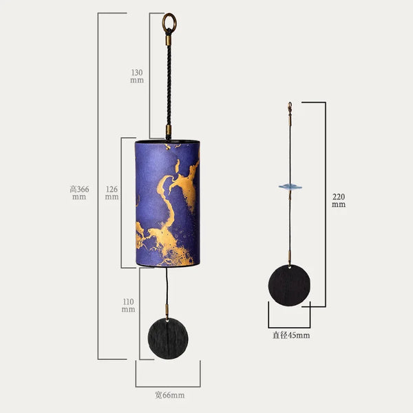 Bamboo Chord Wind Chimes-ToShay.org