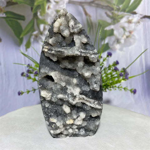 Grey Sphalerite Crystal Cluster-ToShay.org