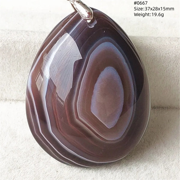 Grey Lace Agate Pendant-ToShay.org