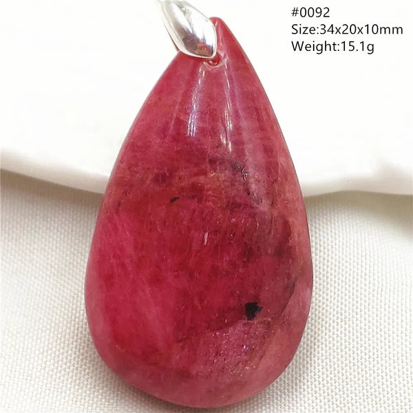 Red Rhodonite Pendant-ToShay.org