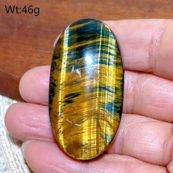 Blue Yellow Tiger Eye Stone-ToShay.org