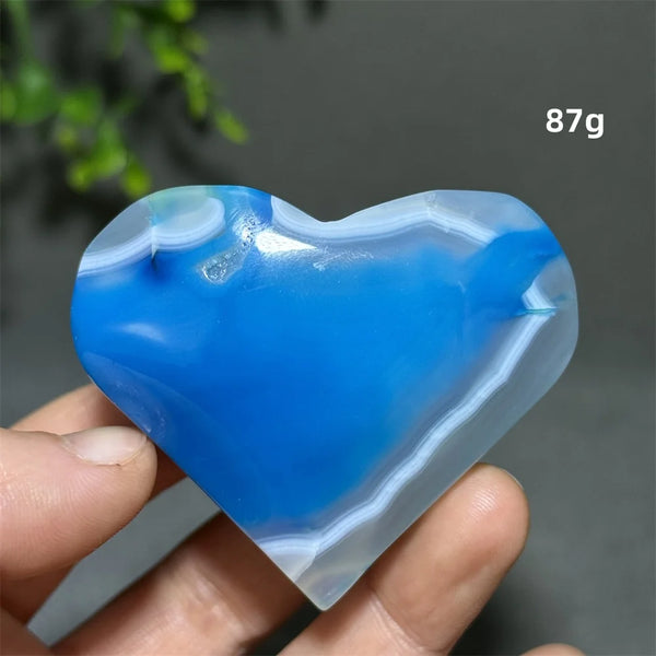 Blue Agate Heart-ToShay.org