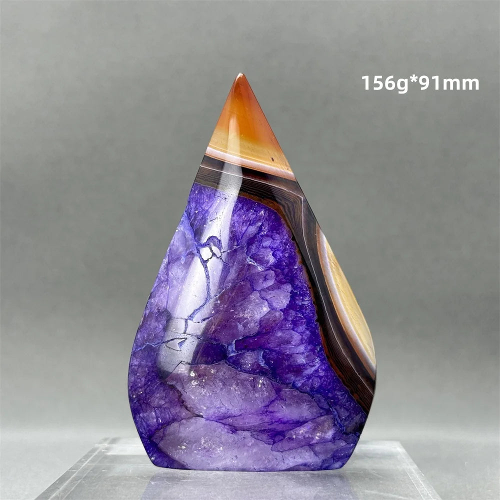 Purple Agate Torch-ToShay.org