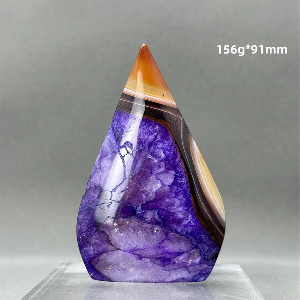 Purple Agate Torch-ToShay.org