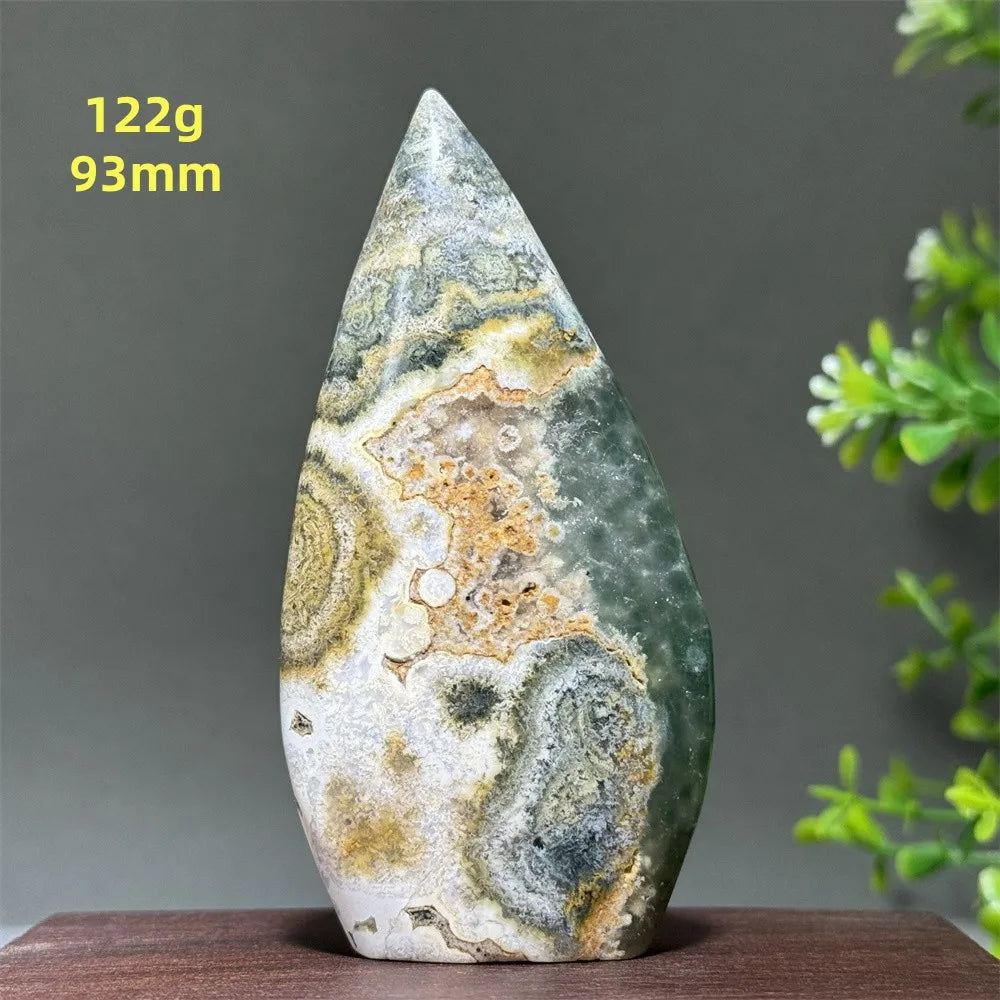 Green Marine Jasper Flame-ToShay.org