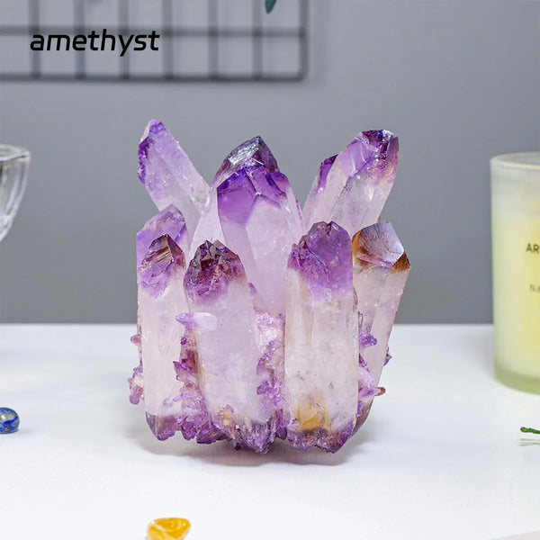 Mixed Quartz Crystal Clusters-ToShay.org
