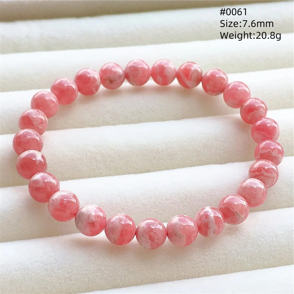 Pink Rhodochrosite Bracelet-ToShay.org