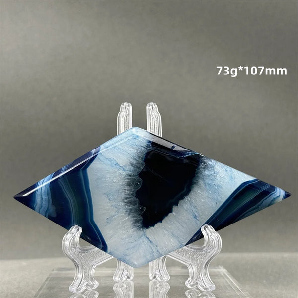 Blue Agate Rhombus-ToShay.org