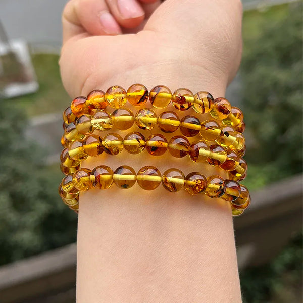 Yellow Amber Necklace-ToShay.org