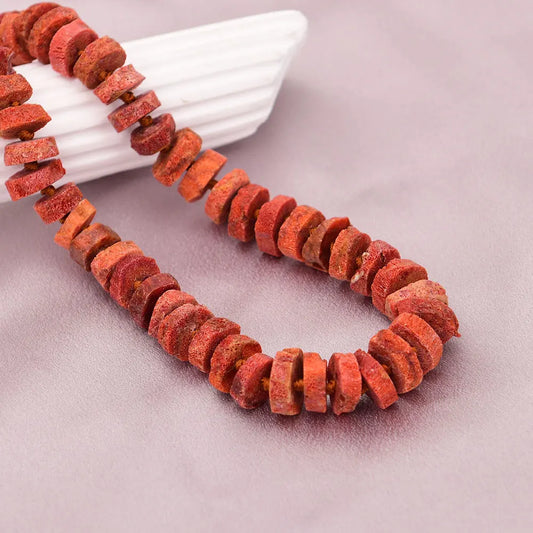 Red Orange Coral Beads-ToShay.org