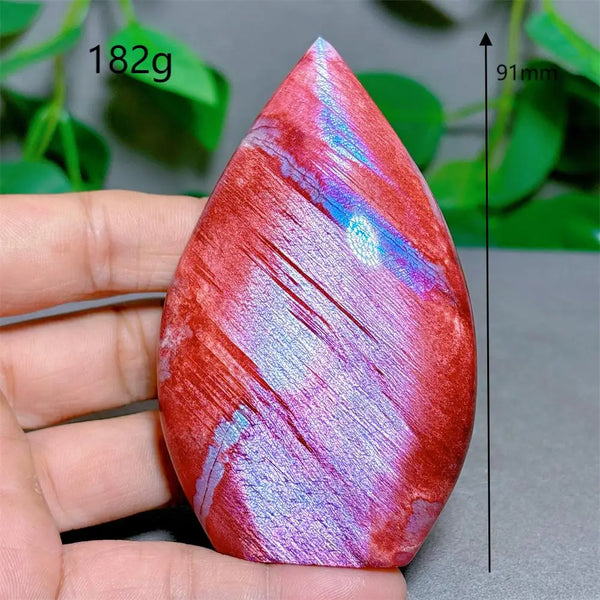 Red Moonstone Crystal Flame-ToShay.org