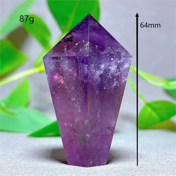 Purple Amethyst Wand Point-ToShay.org