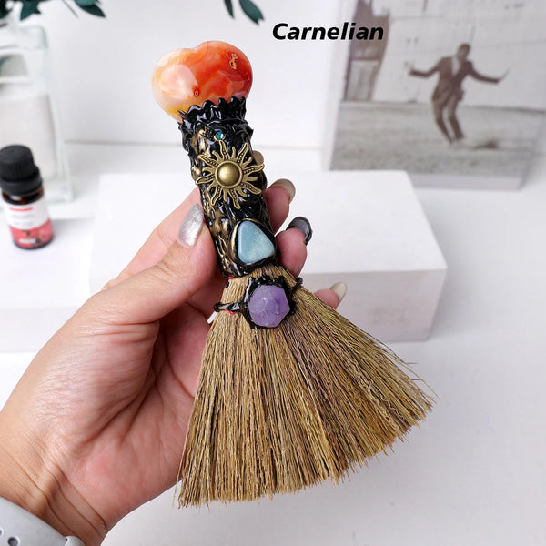 Mixed Crystal Heart Broom-ToShay.org