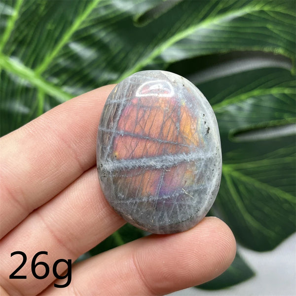 Purple Labradorite Palm Stone-ToShay.org