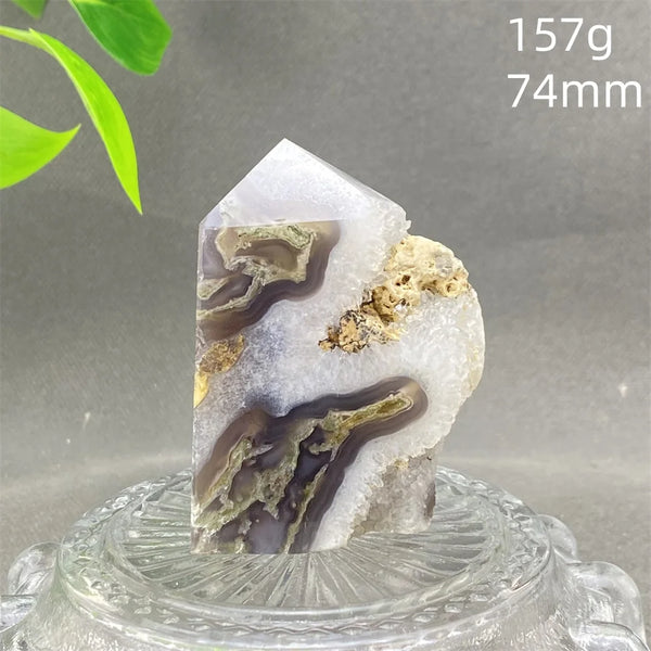 Green Aquatic Agate Point-ToShay.org