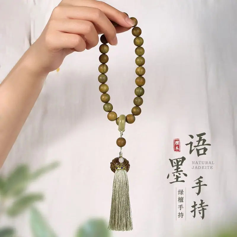 Green Sandalwood Beads-ToShay.org