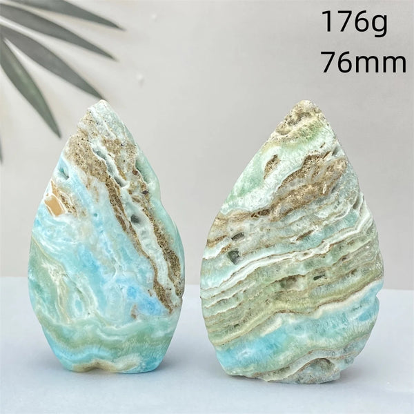 Blue Hemimorphite Flame-ToShay.org