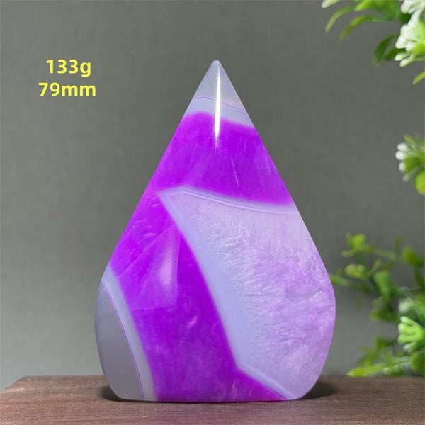 Purple Agate Torch-ToShay.org