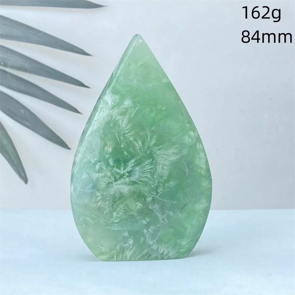 Green Feather Fluorite Torch-ToShay.org
