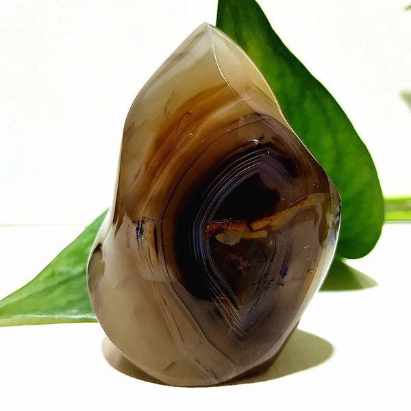 Yellow Moss Agate Flame-ToShay.org