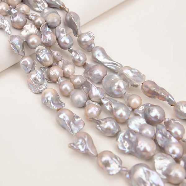 Grey Pearl Beads-ToShay.org