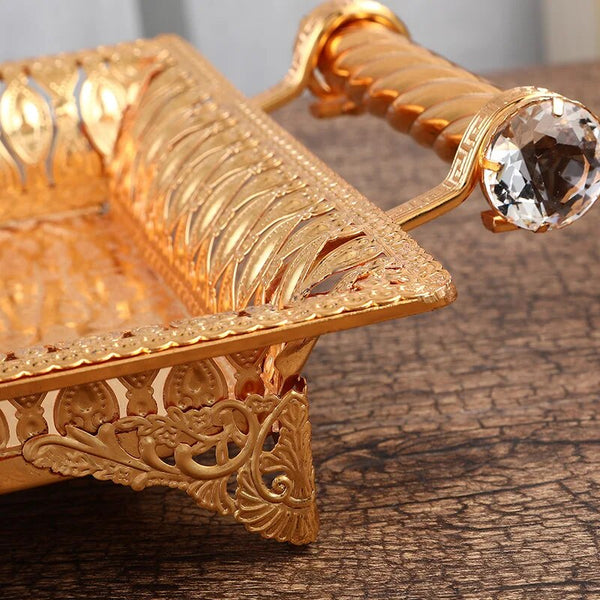 Gold Serving Tray-ToShay.org