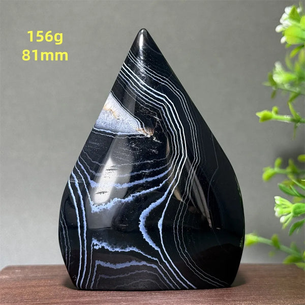 Black Agate Flame-ToShay.org