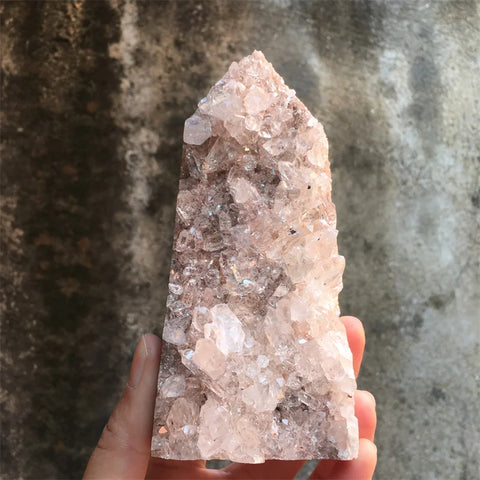Clear Crystal Cluster Tower-ToShay.org