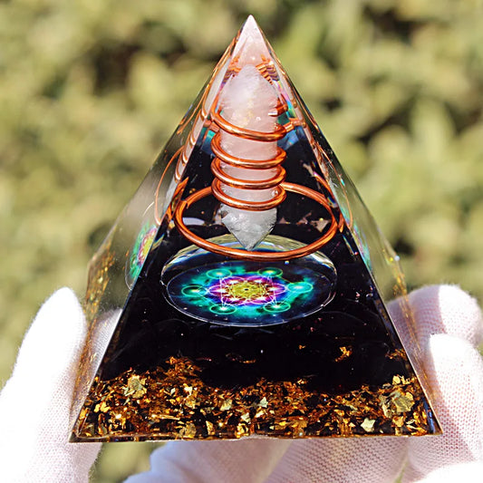 Energy Orgonite Crystal Pyramid-ToShay.org