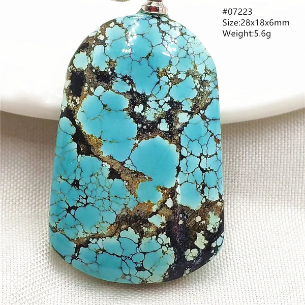 Blue Turquoise Pendant-ToShay.org