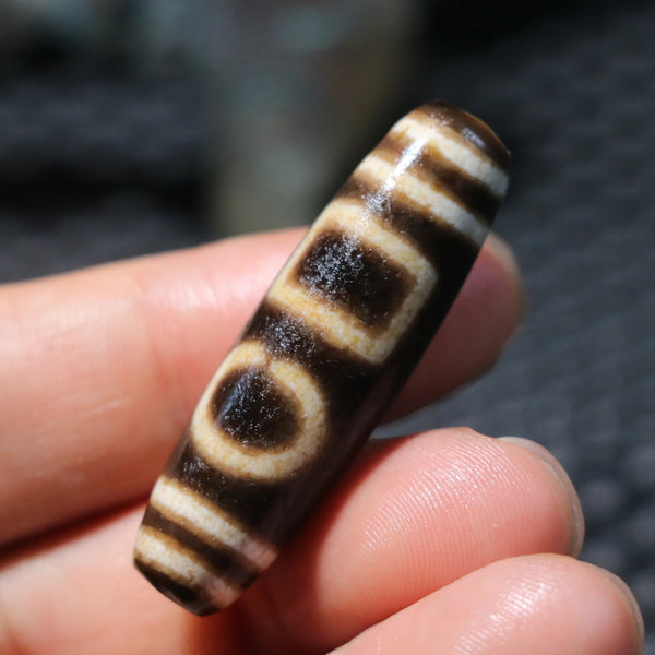 Tibetan Agate Eye Dzi Beads-ToShay.org