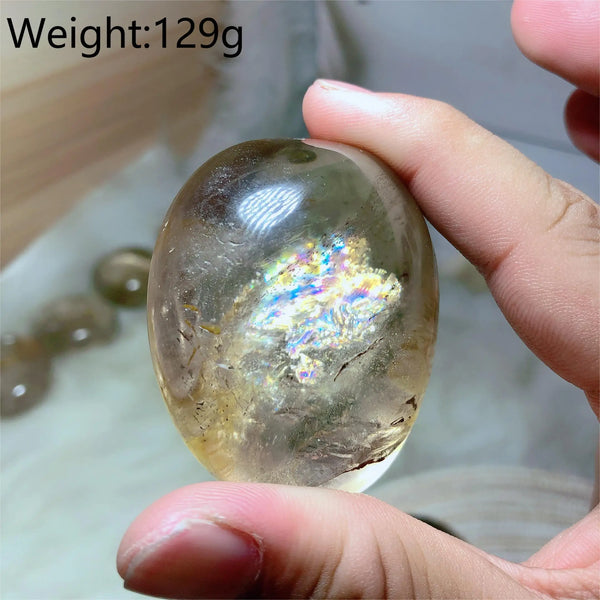 Smokey Quartz Palm Stones-ToShay.org