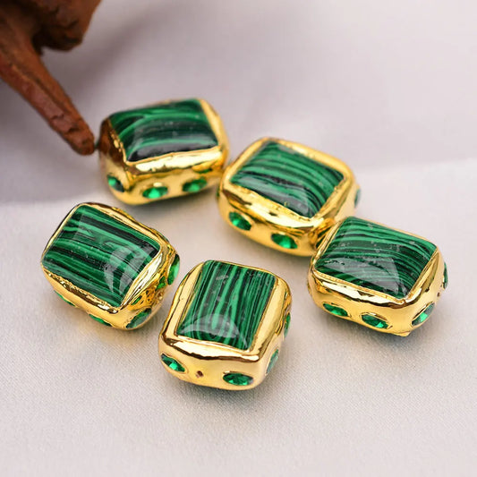 Green Malachite Paved Beads-ToShay.org