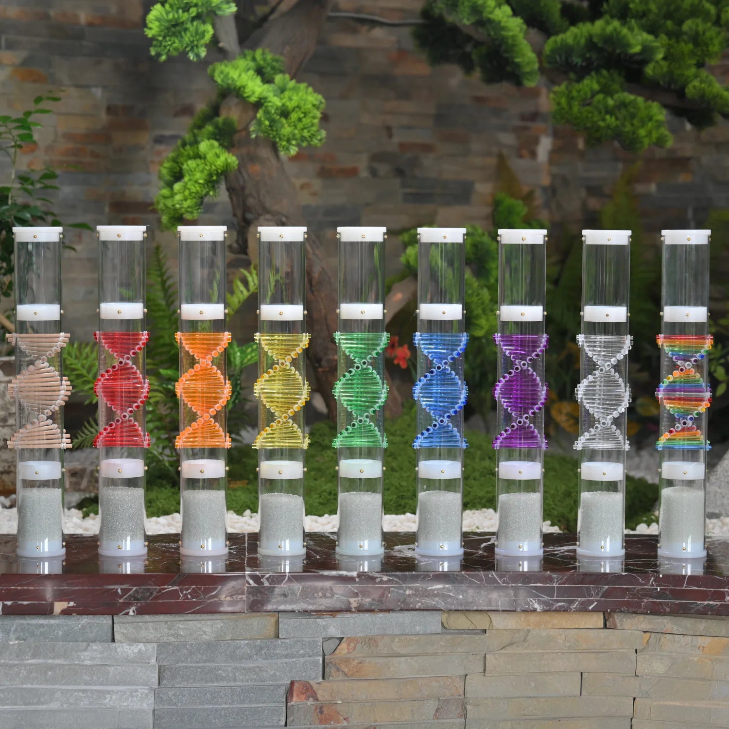 Clear Crystal Rain Sticks-ToShay.org