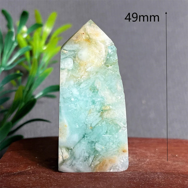 Green Jade Crystal Tower-ToShay.org