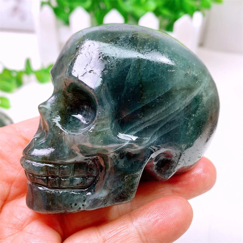 Blue Labradorite Skull-ToShay.org