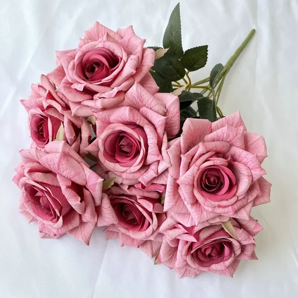Rose Silk Flower Bouquets-ToShay.org