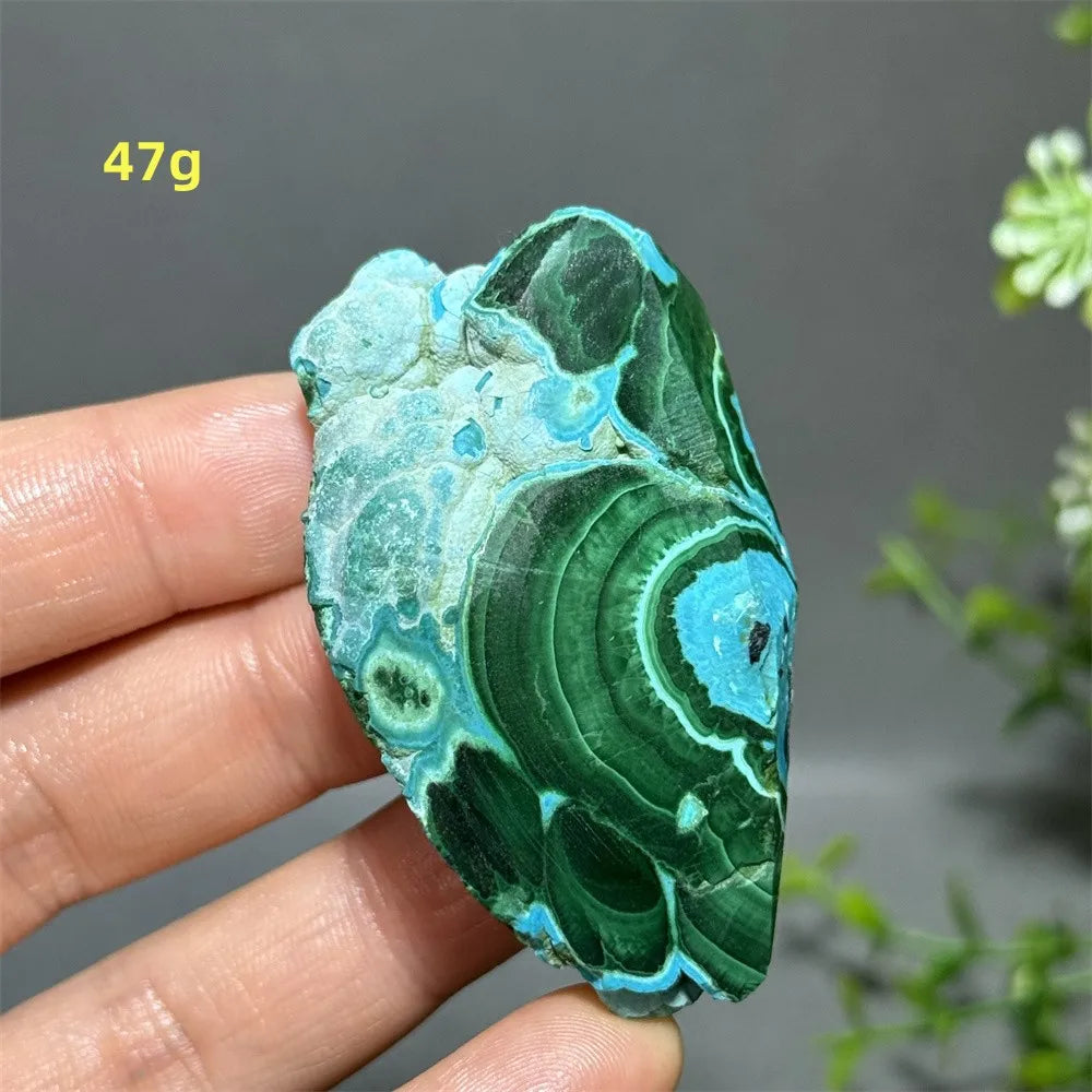 Green Peacock Rough Stone-ToShay.org