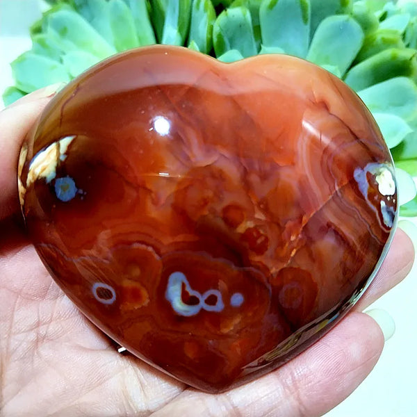 Red Agate Heart-ToShay.org