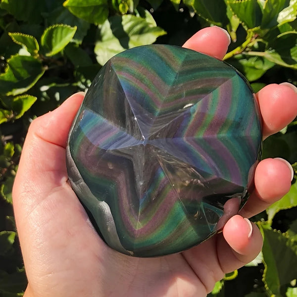 Rainbow Obsidian Star-ToShay.org